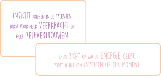 Inzicht in je talenten Inzicht in je talenten